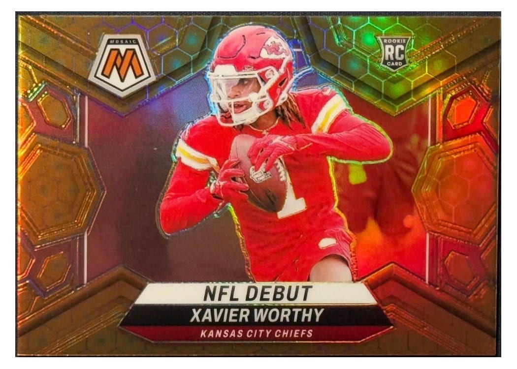 2024 Panini Mosaic Base Set Xavier Worthy #285 card