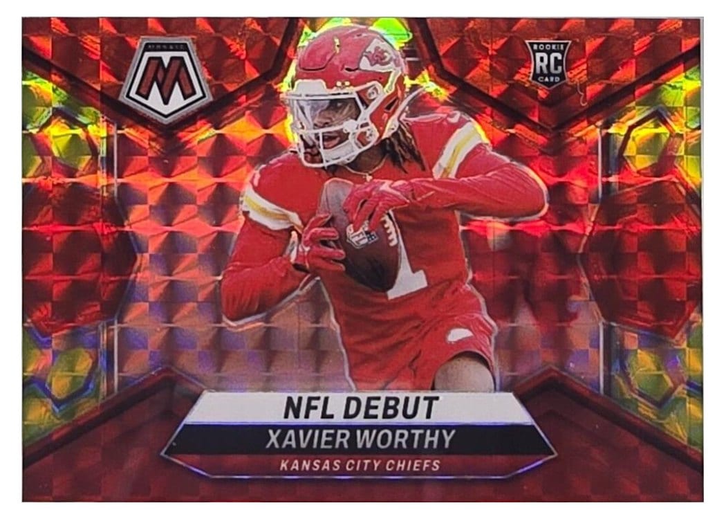 2024 Panini Mosaic Base Set Xavier Worthy #285 card