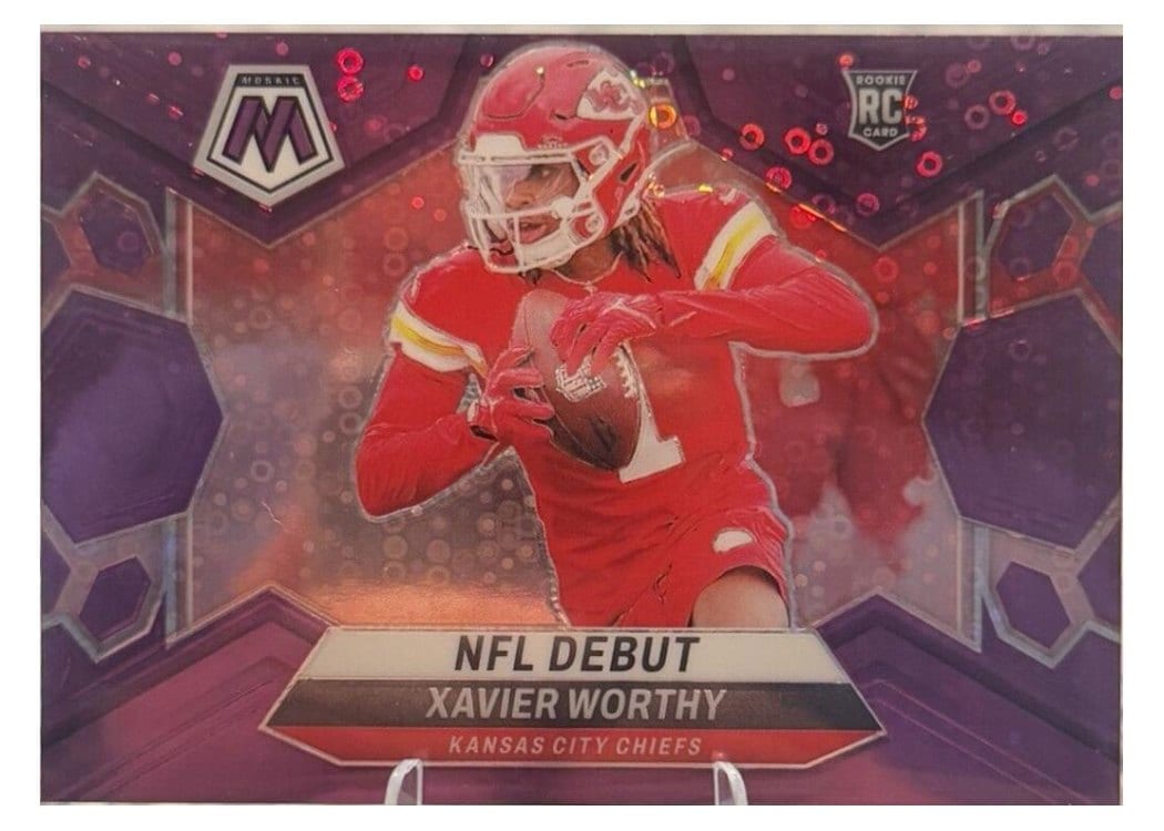 2024 Panini Mosaic Base Set Xavier Worthy #285 card