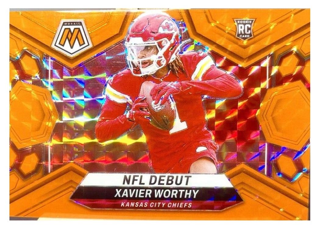 2024 Panini Mosaic Base Set Xavier Worthy #285 card