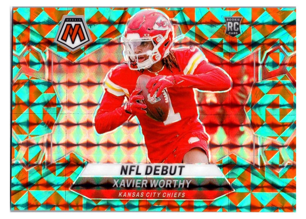 2024 Panini Mosaic Base Set Xavier Worthy #285 card