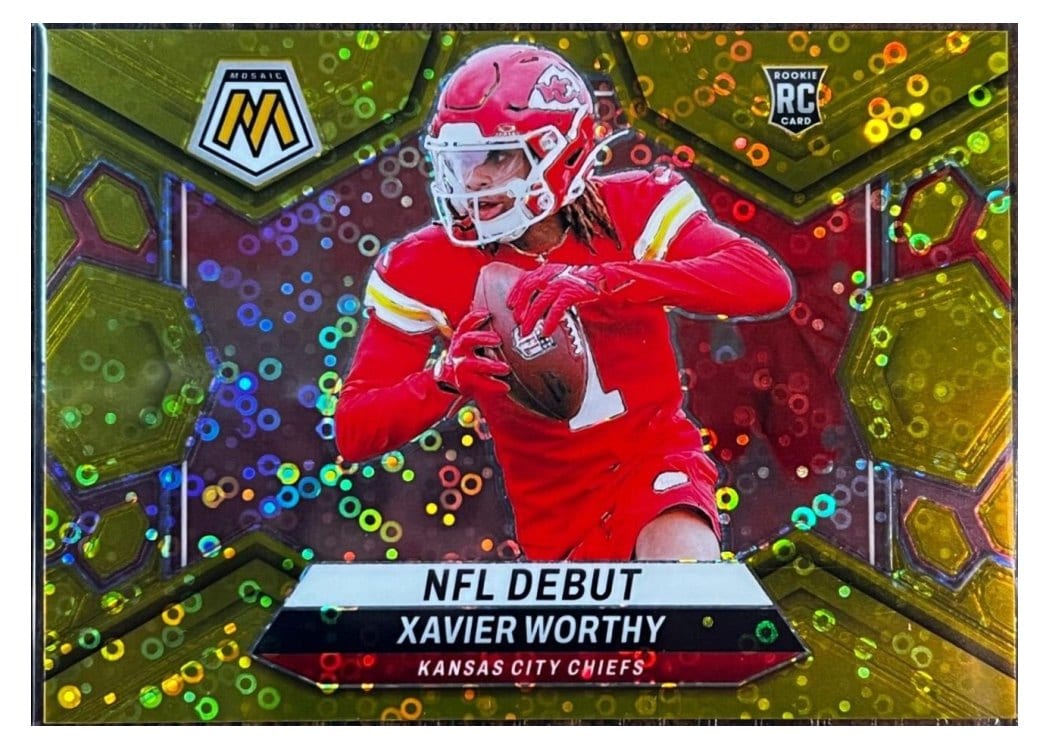 2024 Panini Mosaic Base Set Xavier Worthy #285 card