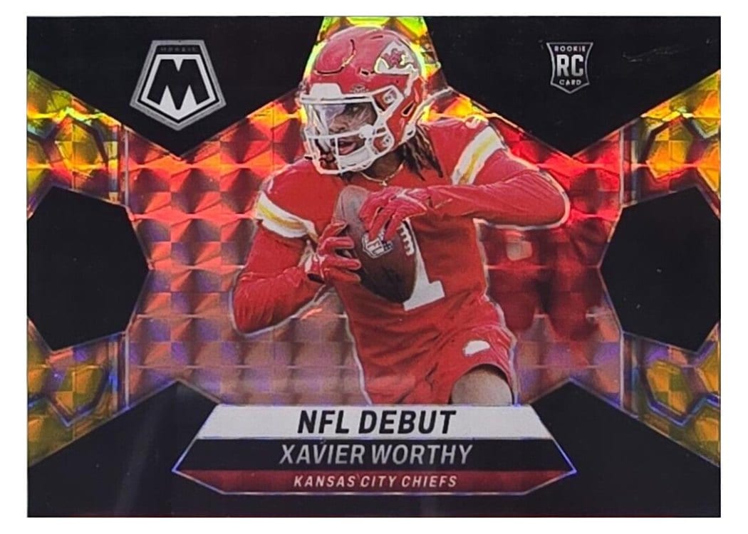 2024 Panini Mosaic Base Set Xavier Worthy #285 card