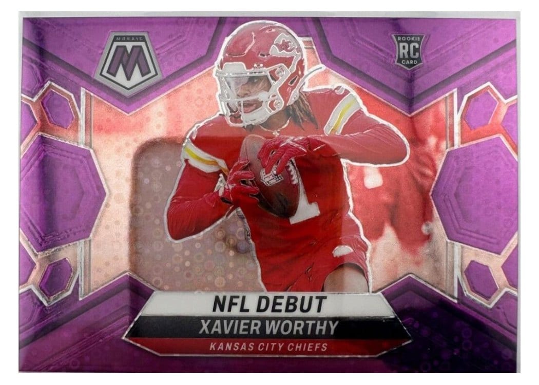 2024 Panini Mosaic Base Set Xavier Worthy #285 card