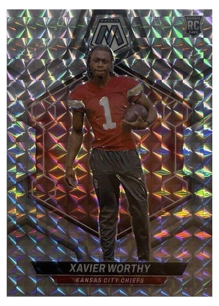 2024 Panini Mosaic Base Set Xavier Worthy #328 card