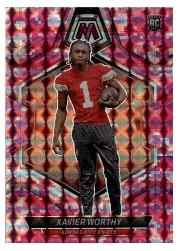 2024 Panini Mosaic Base Set Xavier Worthy #328 card