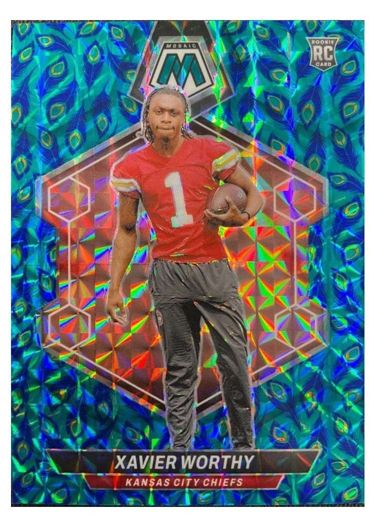 2024 Panini Mosaic Base Set Xavier Worthy #328 card