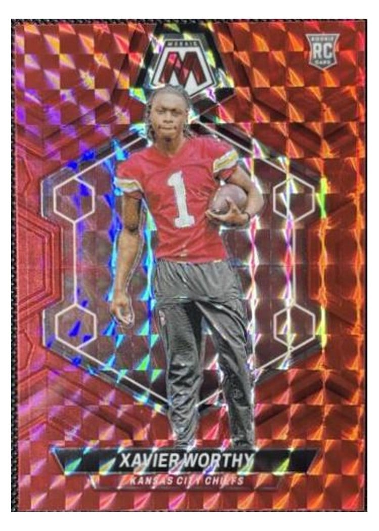 2024 Panini Mosaic Base Set Xavier Worthy #328 card