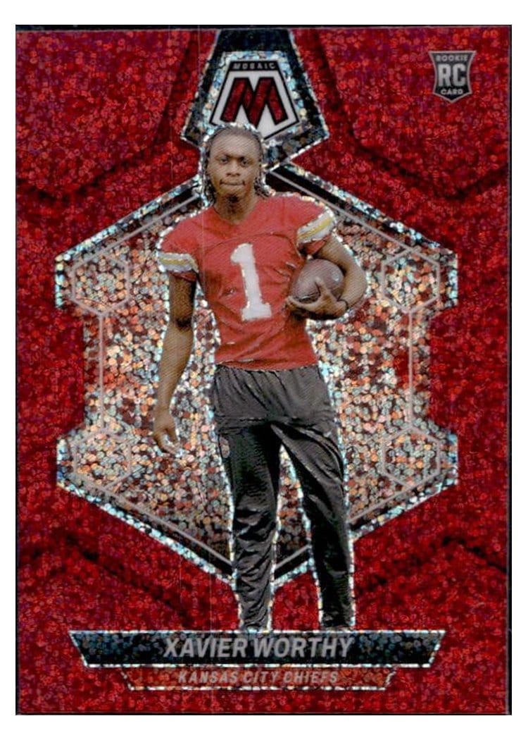 2024 Panini Mosaic Base Set Xavier Worthy #328 card