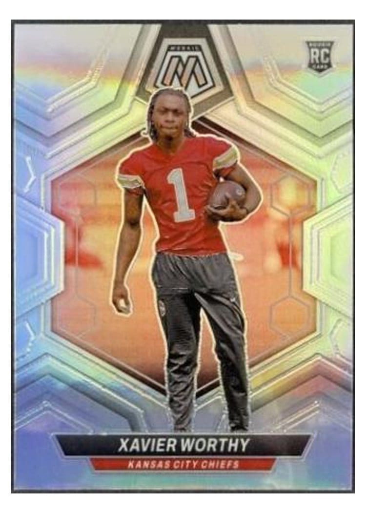 2024 Panini Mosaic Base Set Xavier Worthy #328 card