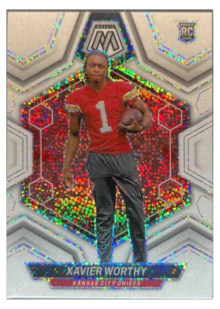 2024 Panini Mosaic Base Set Xavier Worthy #328 card
