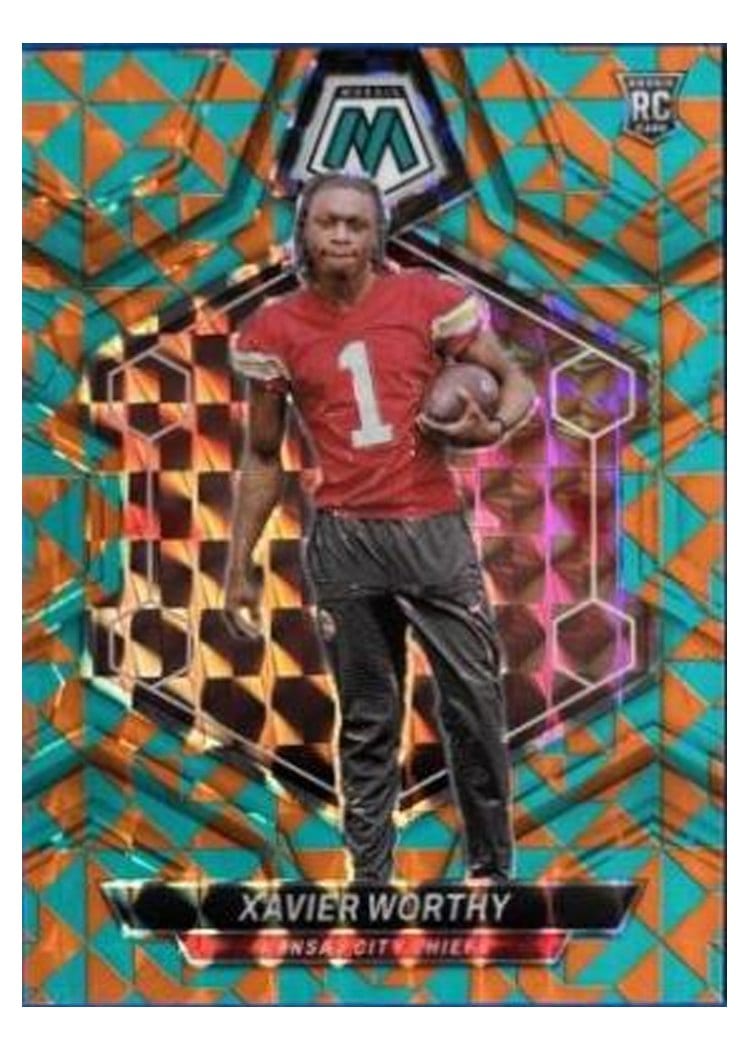 2024 Panini Mosaic Base Set Xavier Worthy #328 card