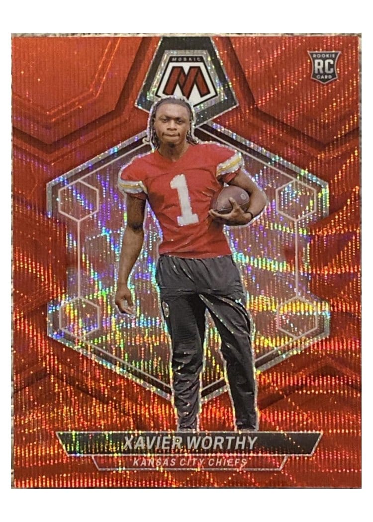 2024 Panini Mosaic Base Set Xavier Worthy #328 card