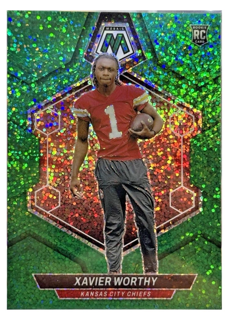 2024 Panini Mosaic Base Set Xavier Worthy #328 card