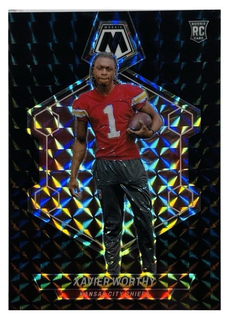 2024 Panini Mosaic Base Set Xavier Worthy #328 card
