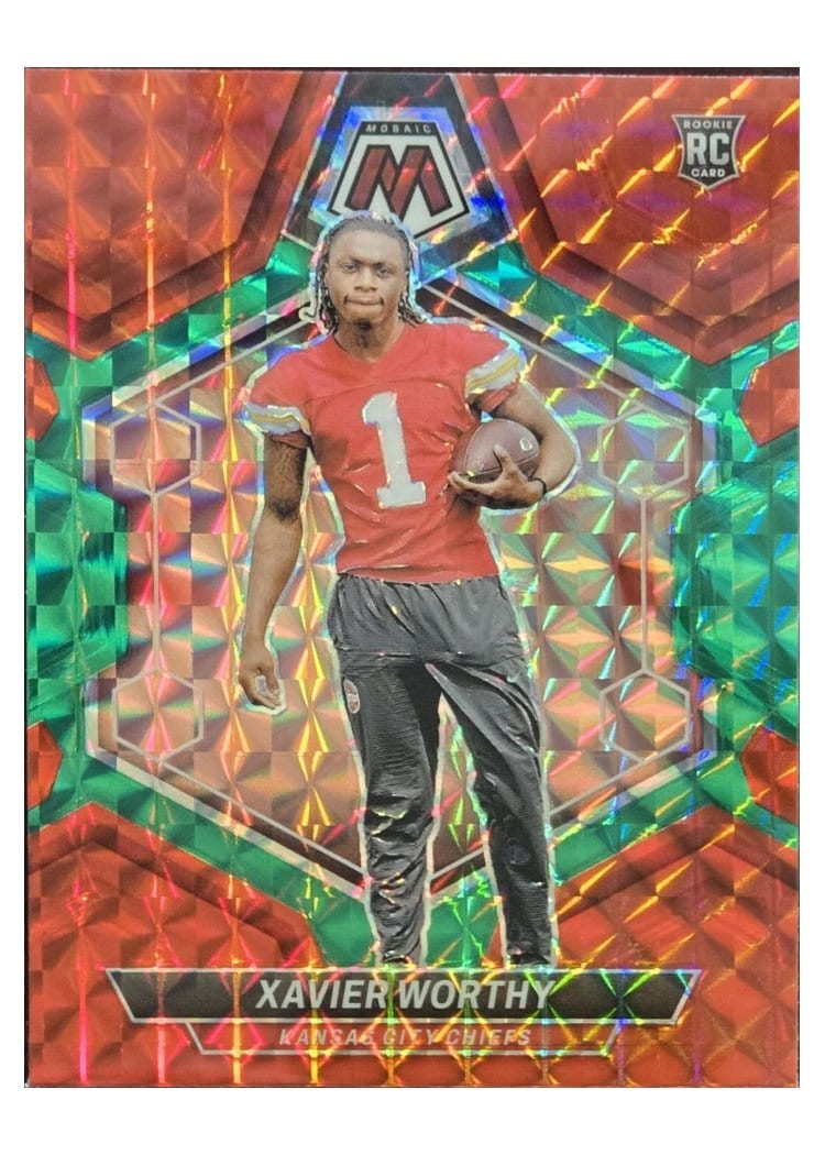 2024 Panini Mosaic Base Set Xavier Worthy #328 card