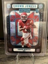 2024 Panini National Treasures Treasured Rookies Xavier Worthy #7 card