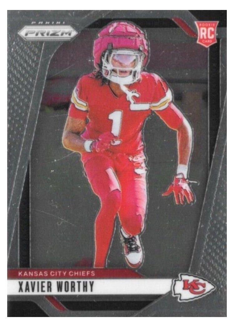 2024 Panini Prizm Base Set Xavier Worthy #399 card
