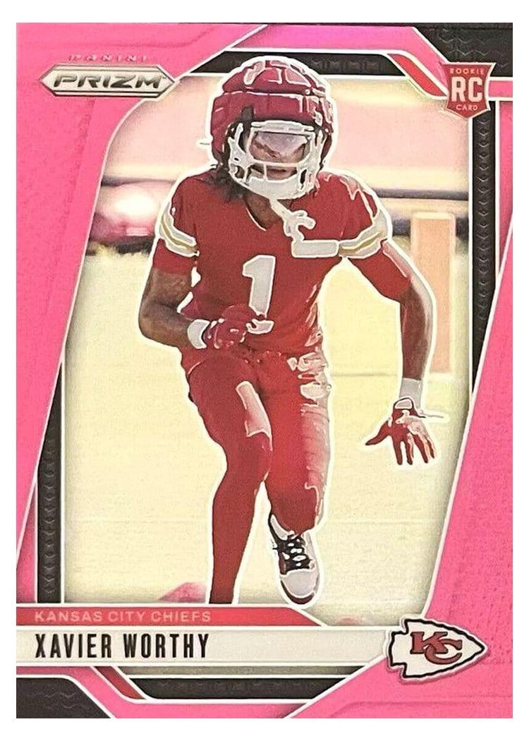 2024 Panini Prizm Base Set Xavier Worthy #399 card