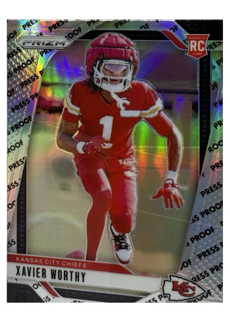 2024 Panini Prizm Base Set Xavier Worthy #399 card