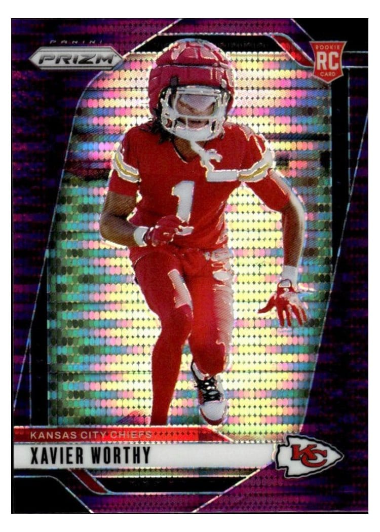 2024 Panini Prizm Base Set Xavier Worthy #399 card