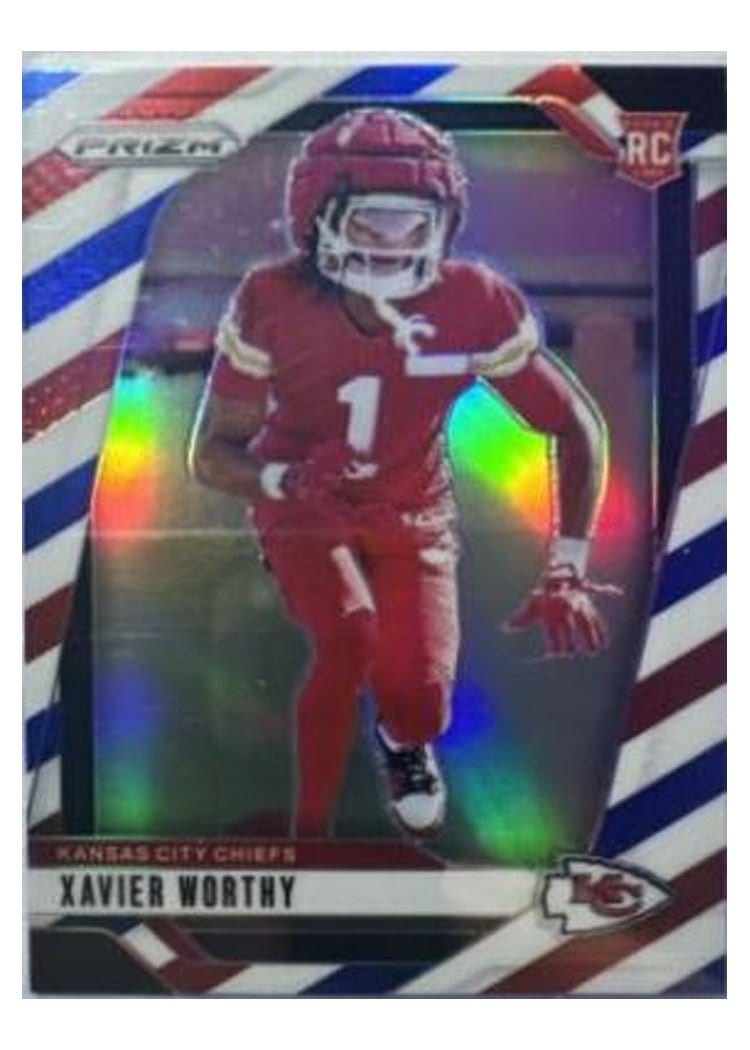 2024 Panini Prizm Base Set Xavier Worthy #399 card