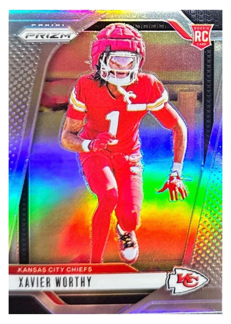 2024 Panini Prizm Base Set Xavier Worthy #399 card
