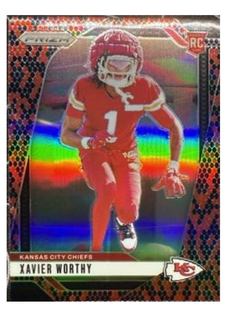 2024 Panini Prizm Base Set Xavier Worthy #399 card