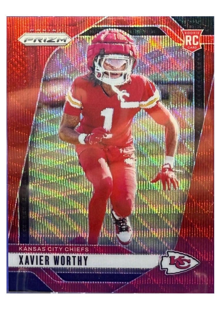 2024 Panini Prizm Base Set Xavier Worthy #399 card
