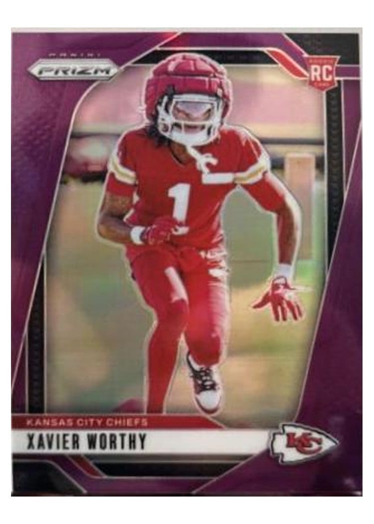 2024 Panini Prizm Base Set Xavier Worthy #399 card