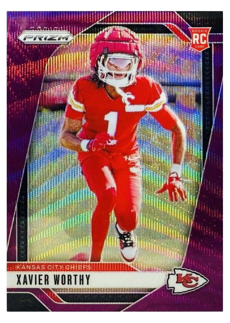 2024 Panini Prizm Base Set Xavier Worthy #399 card