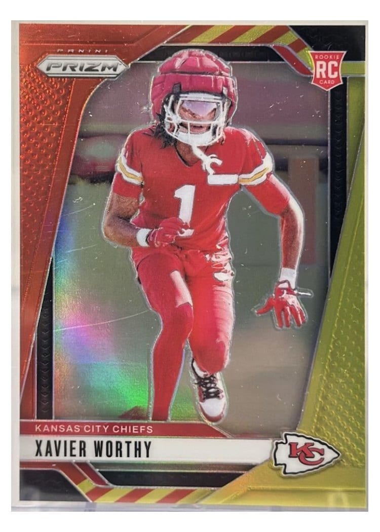2024 Panini Prizm Base Set Xavier Worthy #399 card