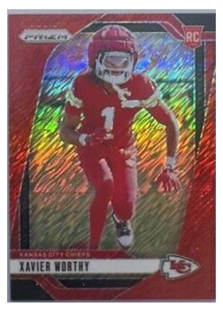 2024 Panini Prizm Base Set Xavier Worthy #399 card