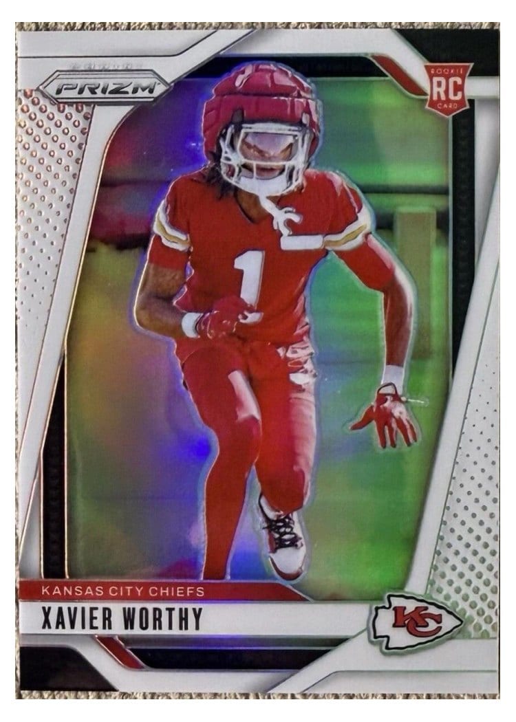 2024 Panini Prizm Base Set Xavier Worthy #399 card