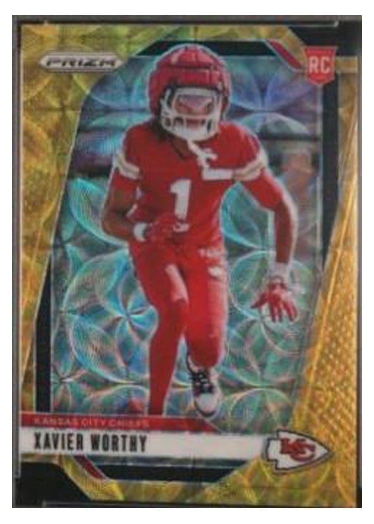 2024 Panini Prizm Base Set Xavier Worthy #399 card