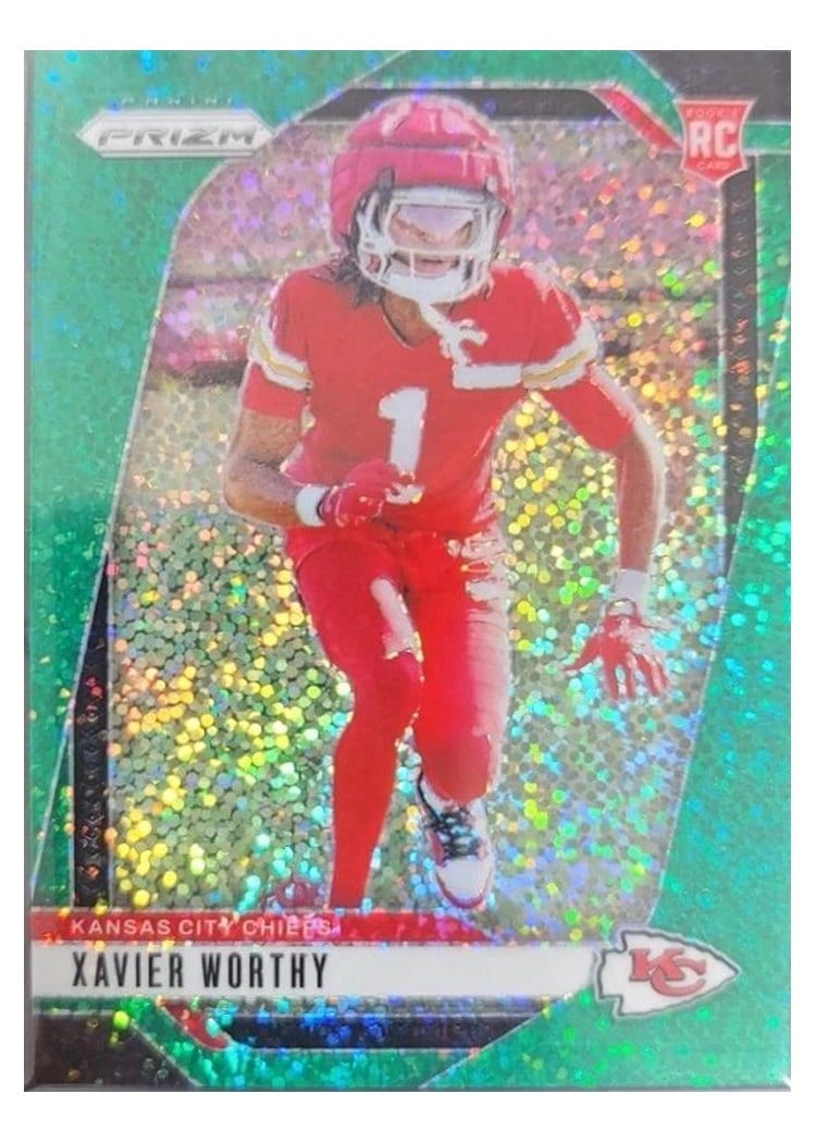 2024 Panini Prizm Base Set Xavier Worthy #399 card