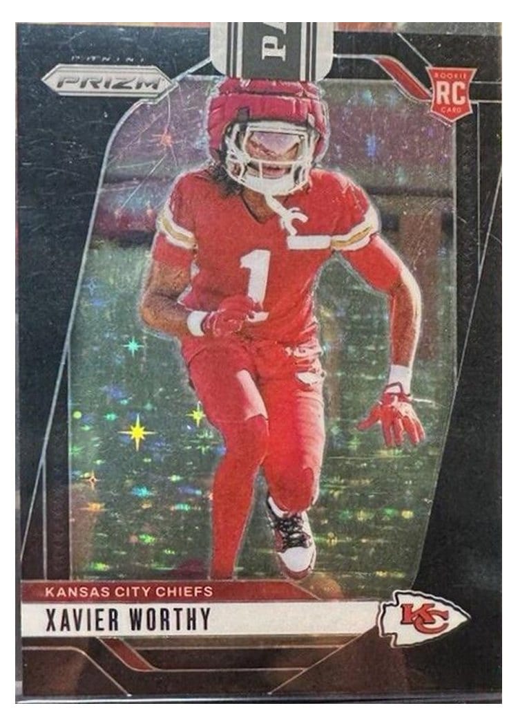 2024 Panini Prizm Base Set Xavier Worthy #399 card