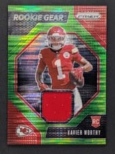 2024 Panini Prizm Rookie Gear Xavier Worthy #RG-XWY card