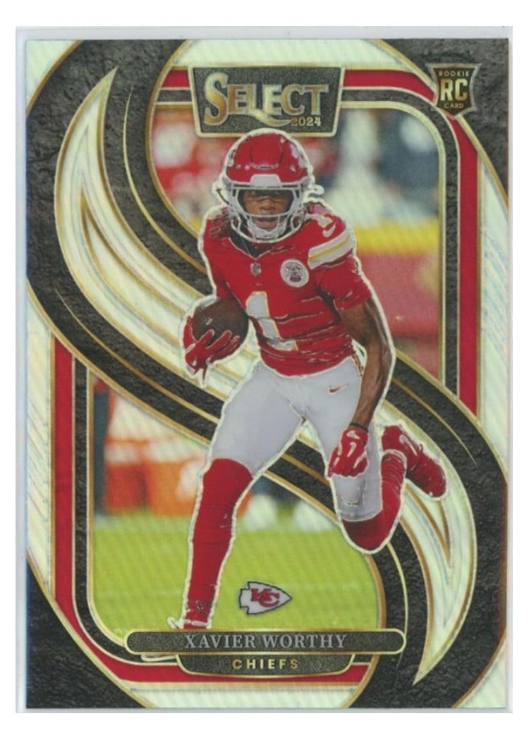 2024 Panini Select Base Set Xavier Worthy #119 card