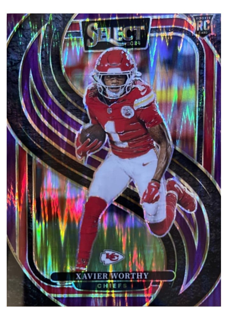 2024 Panini Select Base Set Xavier Worthy #119 card