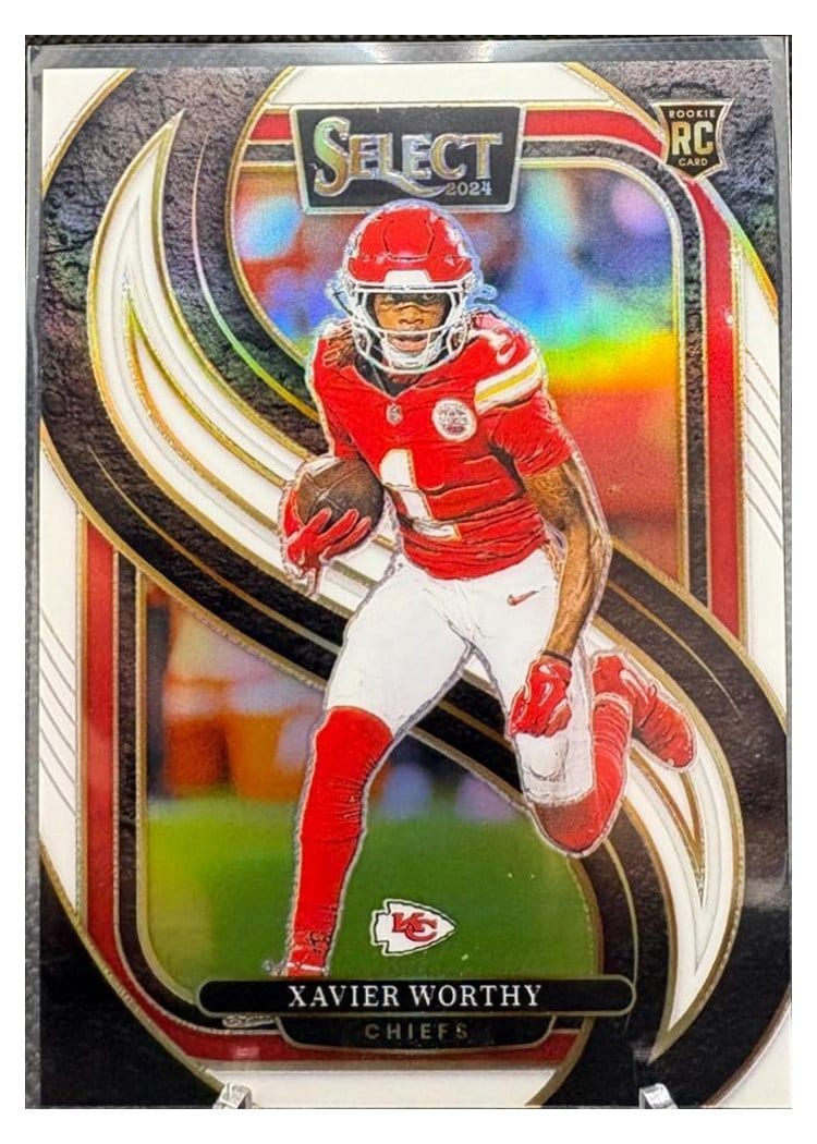 2024 Panini Select Base Set Xavier Worthy #119 card