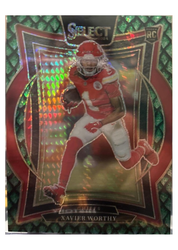 2024 Panini Select Base Set Xavier Worthy #32 card