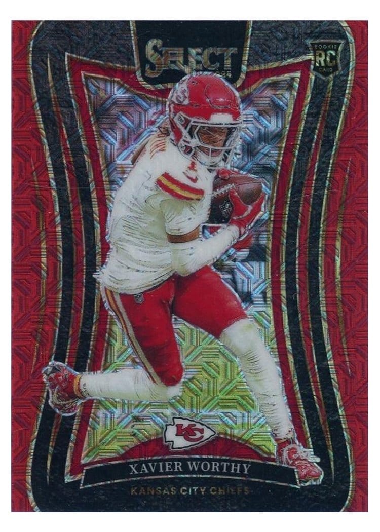 2024 Panini Select Base Set Xavier Worthy #385 card