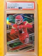 2024 Panini Spectra Base Set Xavier Worthy #7 card