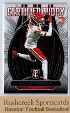 2024 Panini Totally Certified Certified Tuddy Xavier Worthy #8 card