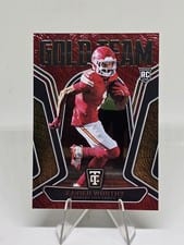2024 Panini Totally Certified Gold Team Xavier Worthy #22 card