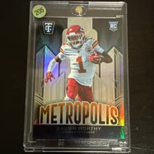 2024 Panini Totally Certified Metropolis Mirror Xavier Worthy #20 card
