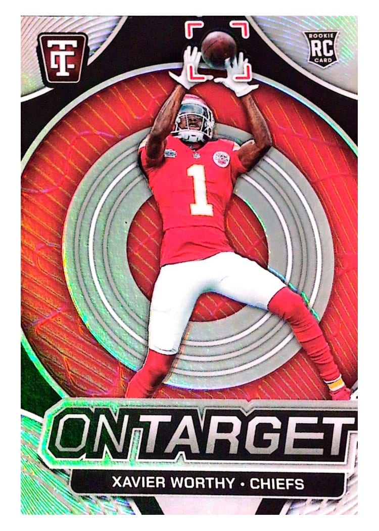 2024 Panini Totally Certified On Target Xavier Worthy #6 card