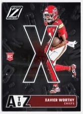 2024 Panini Zenith A to Z Xavier Worthy #24 card
