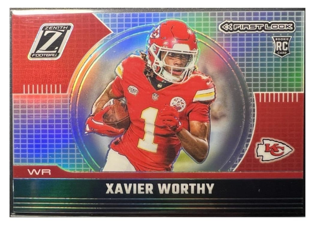 2024 Panini Zenith First Look Xavier Worthy #7 card